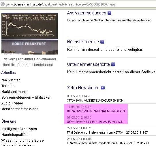 Medx Health Blockbuster Potential ! 605003