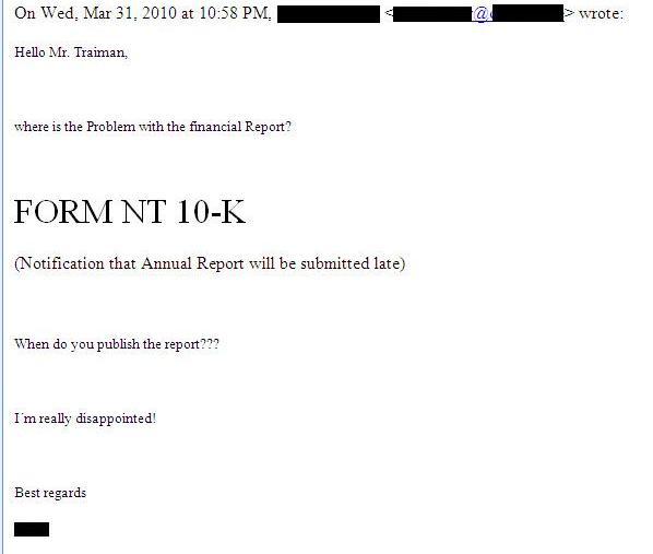 Wann geht es los bei SDSS ? 311005