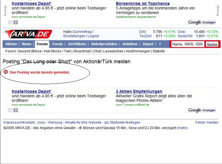 Quo Vadis Dax 2009 283441