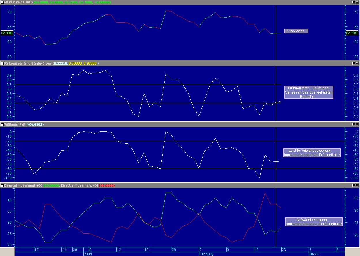 Early Warning System für Auf- und Abwärtstrends 218328