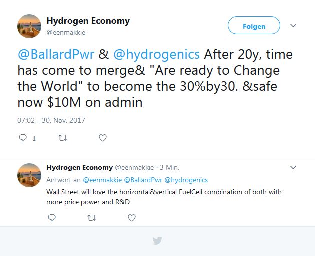 Ballard Power Systems lebt noch (Wieder) 1027320