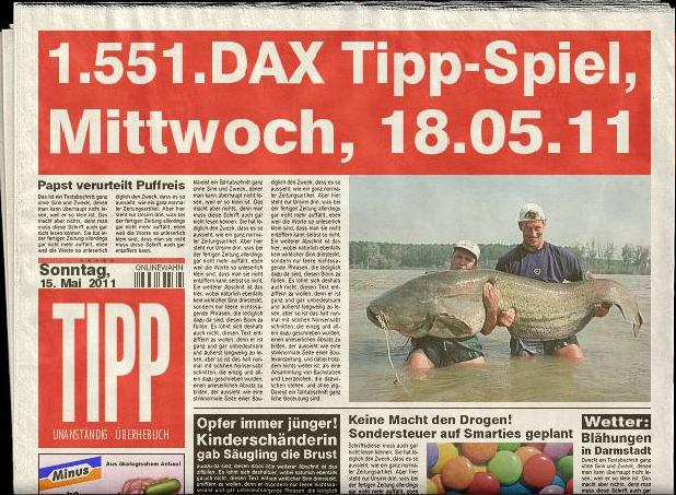1.551.DAX Tipp-Spiel, Mittwoch, 18.05.11 403298