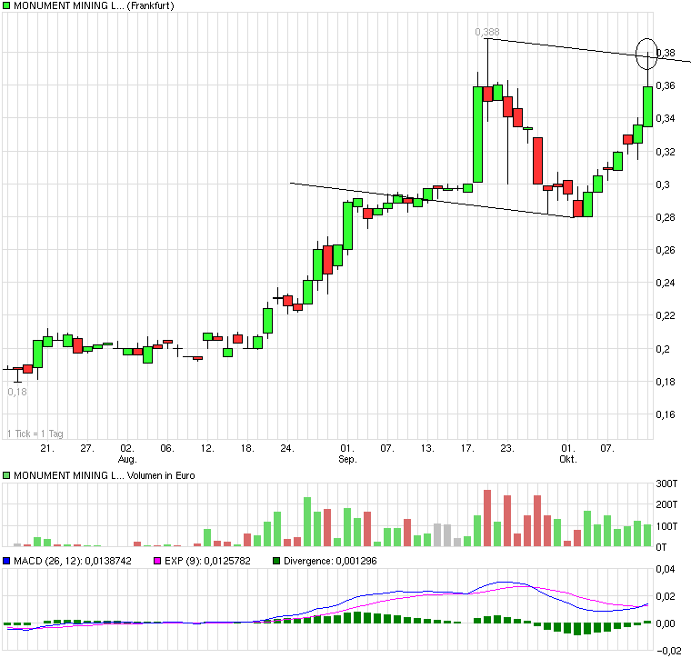 Monument Mining LTD. A0MSJF 351089