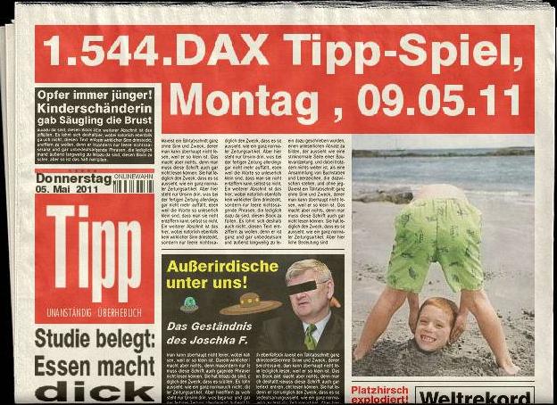 1.543.DAX Tipp-Spiel, Freitag, 06.04.11 400675