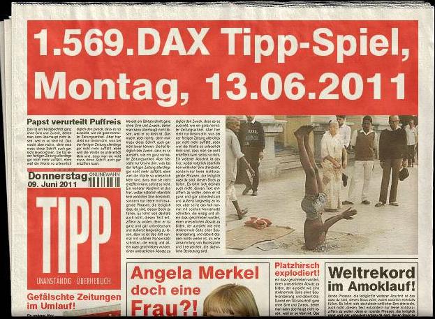 Frühtipper für unser DAX Tippspiel 410956