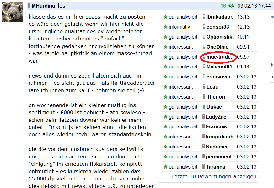 Quo Vadis Dax 2013 - Up, dank Liquidität 575512