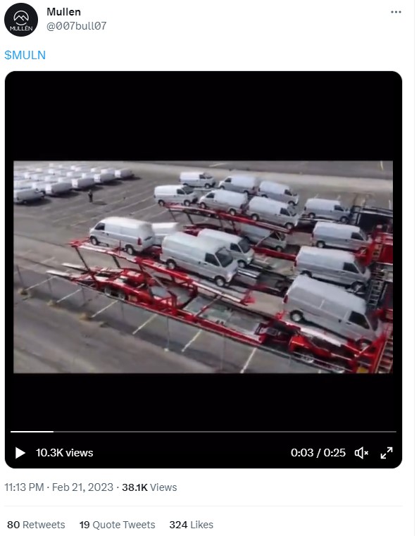 Mullen Automotive Inc. 1358647