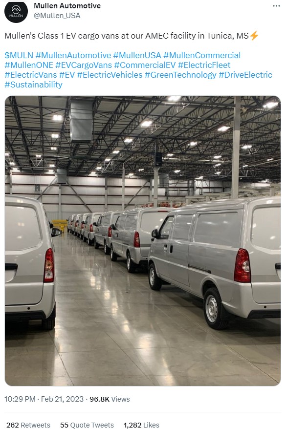 Mullen Automotive Inc. 1358648