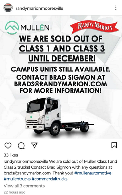 Mullen Automotive Inc. 1382644