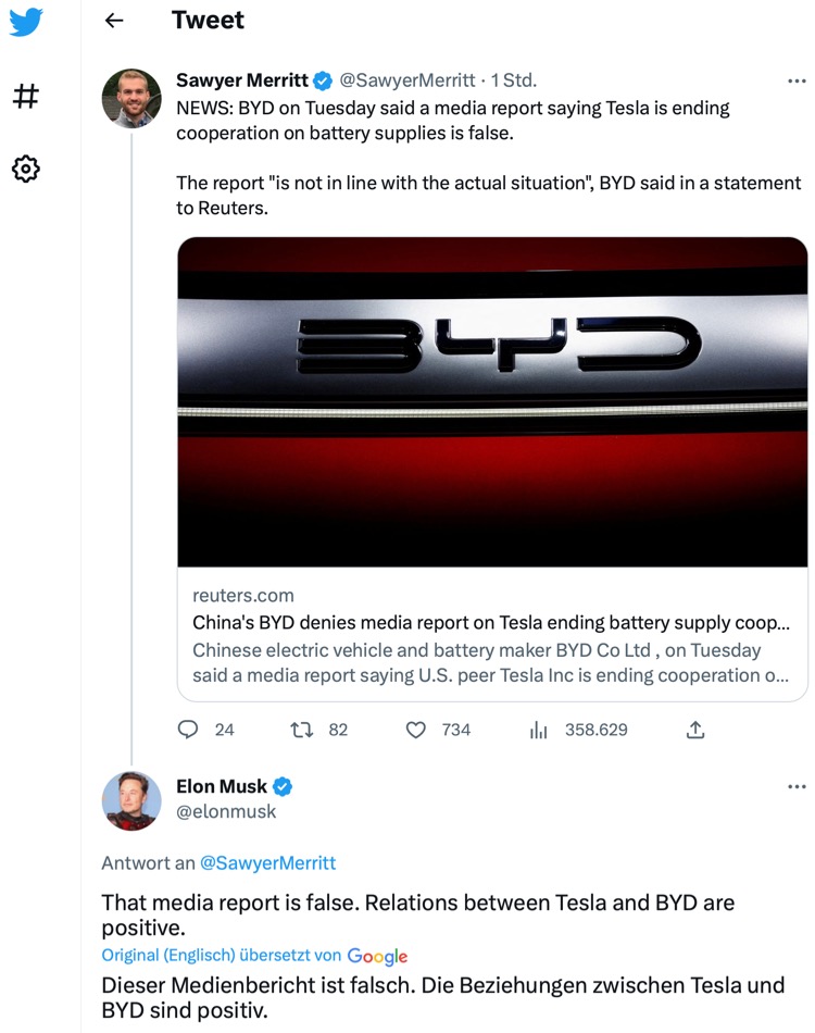 Auto- und Batterien-Herstellers BYD 1361989