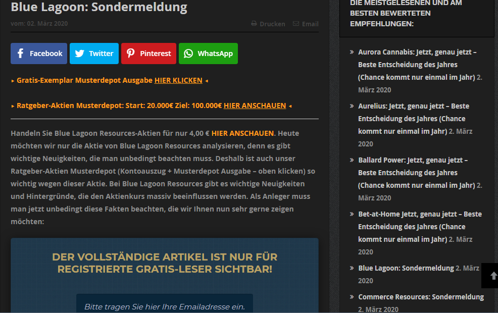 blue lagoon resources inc. 1163515