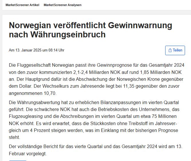 Norwegian Air Shuttle ASA 1466362