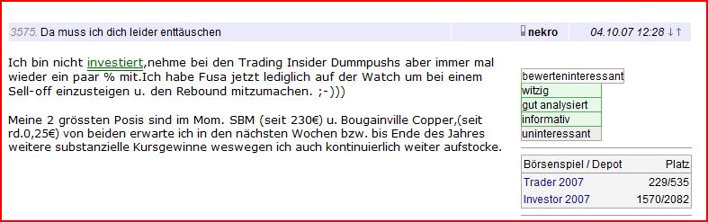 Trading Bougainville Copper (ADRs) 867948 124099