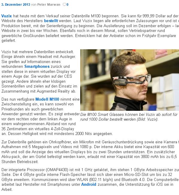 VUZIX CORP. NEW - es geht weiter ... 670556