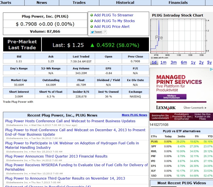 Plug Power - Brennstoffzellen 670775