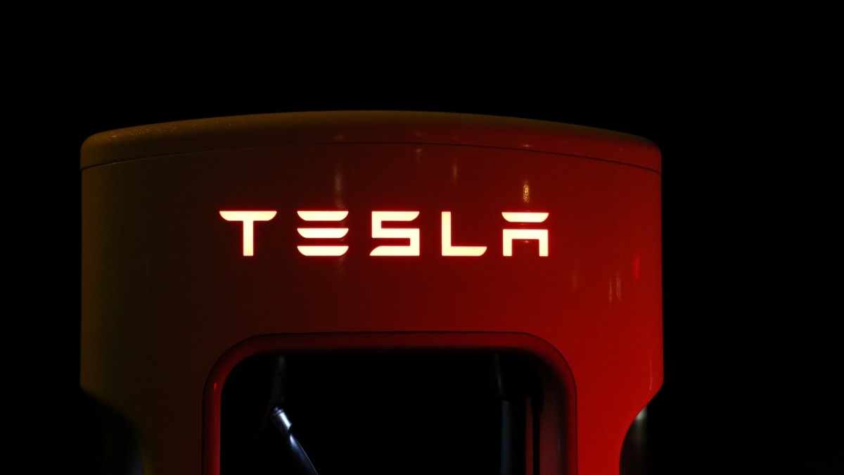 Eine Tesla-Ladestation.