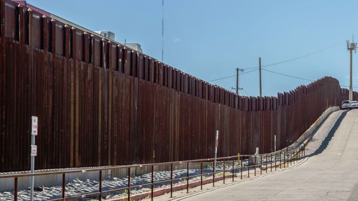 Grenze zwischen den USA und Mexiko.