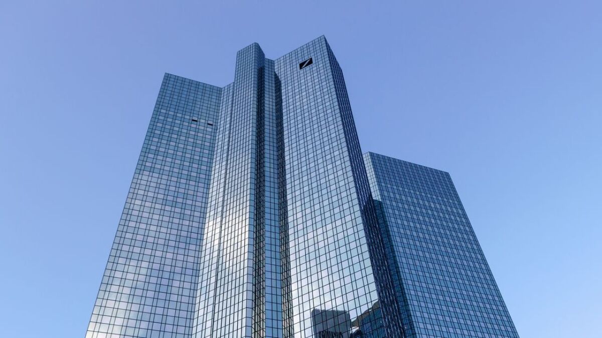 Hauptsitz der Deutschen Bank in Frankfurt.