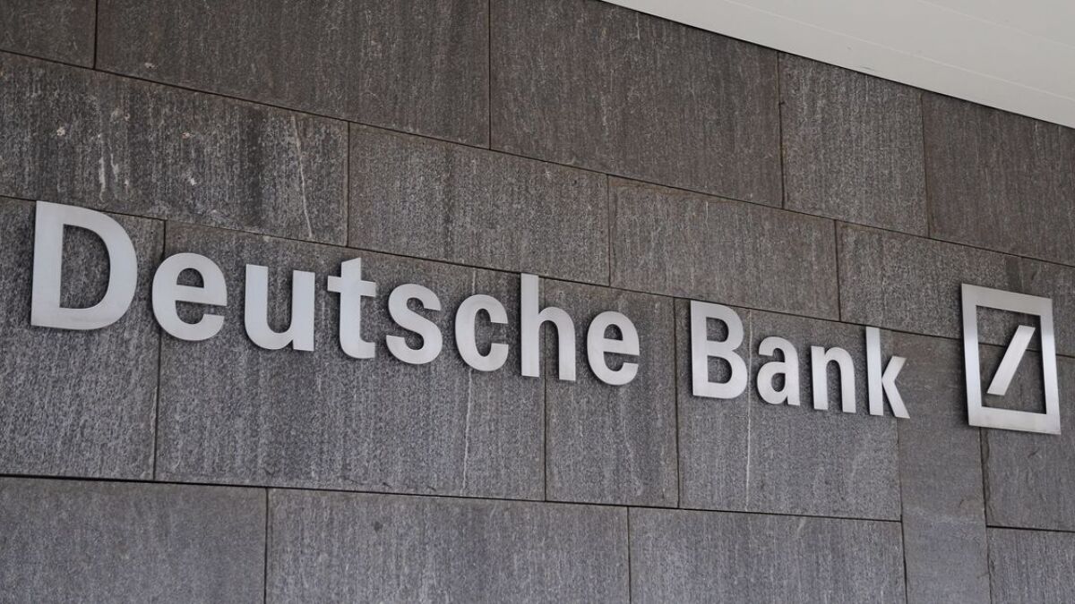 Zweigstelle der Deutschen Bank in Frankfurt am Main.