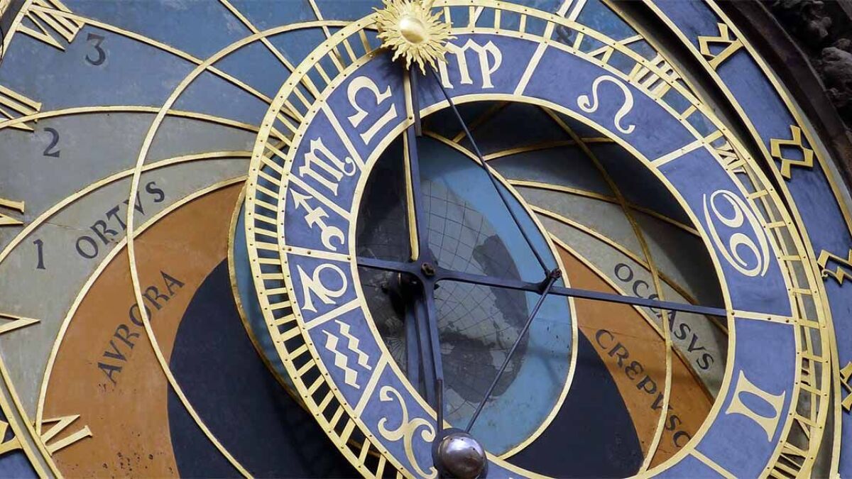 Astronomische Uhr am Prager Rathaus.