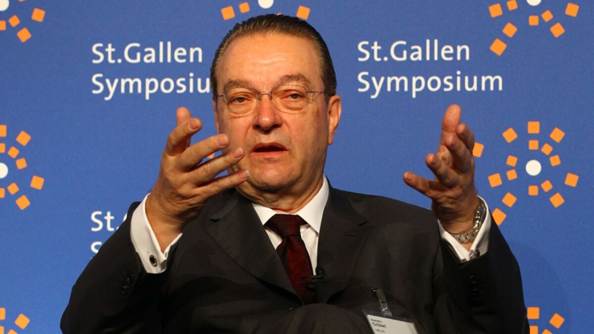Oswald Grübel im Mai 2011 am 41. St. Gallen Symposium.