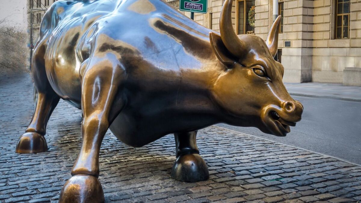 Charging Bull-Statue in Manhattan.
