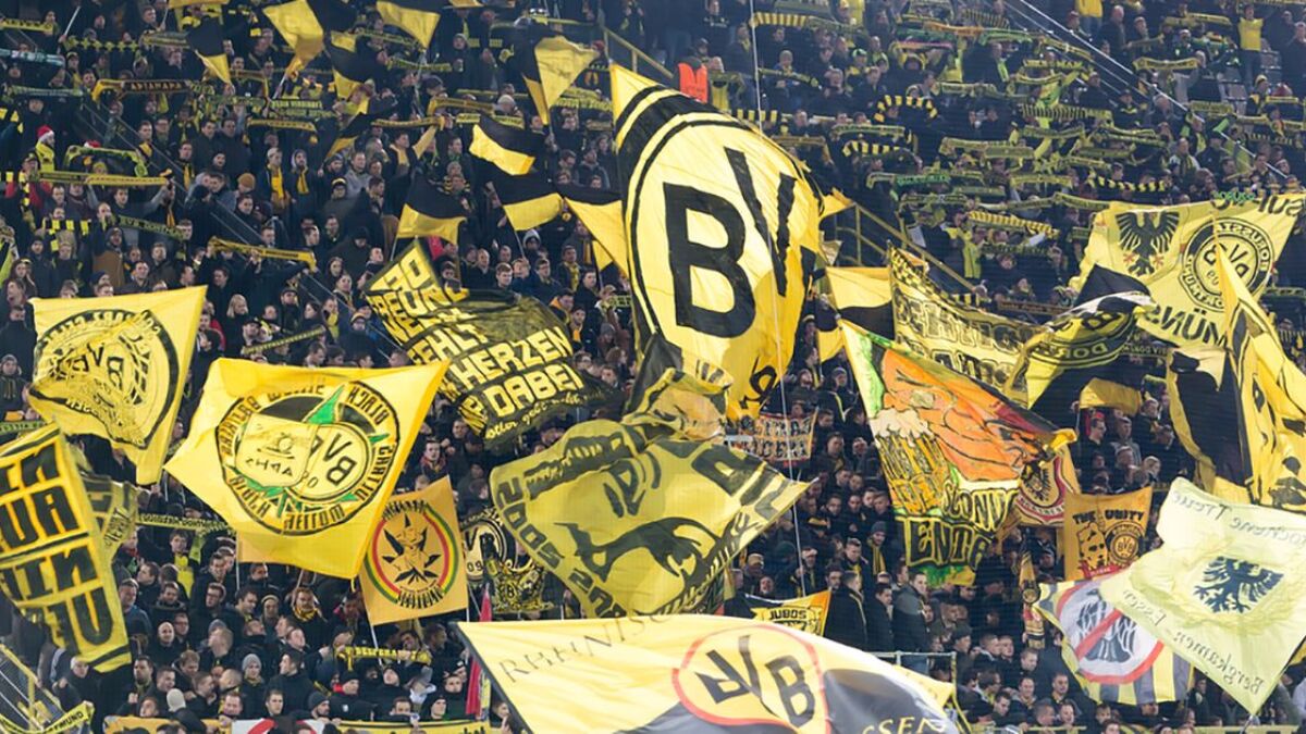 Fankurve von Borussia Dortmund