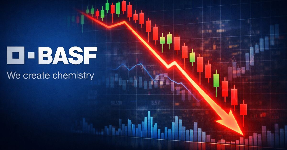 BASF-Aktie f&auml;llt zur&uuml;ck: Weitere Verluste zu bef&uuml;rchten!