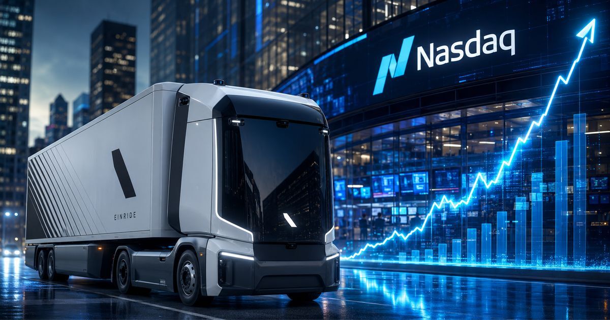 Einride-Aktie explodiert beim Nasdaq-Deb&uuml;t: Ist das der n&auml;chste gro&szlig;e Autonomes-Fahren-Deal?
