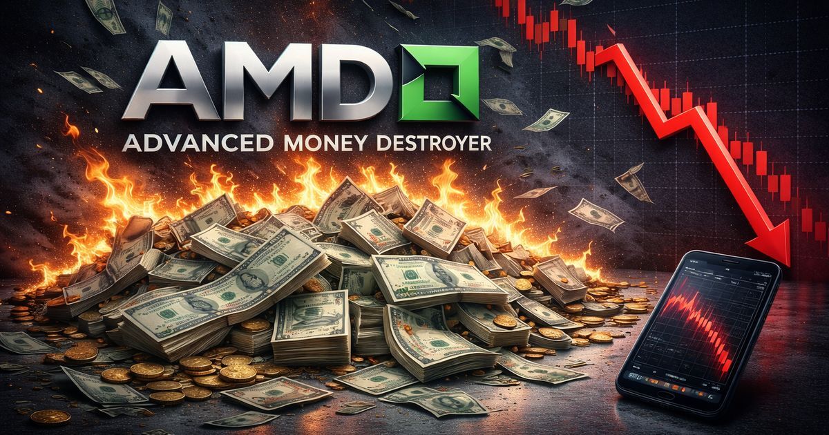 AMD-Aktie: Der Advanced Money Destroyer hat wieder zugeschlagen!