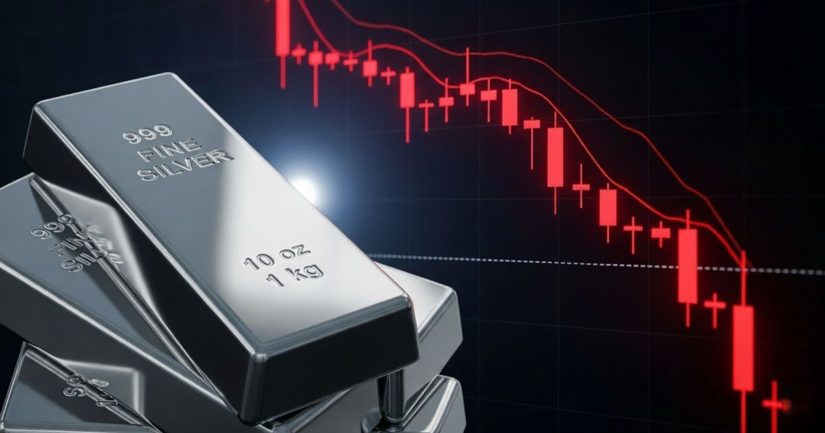 Silber erneut unter Druck: N&auml;chster Absturz unmittelbar voraus?