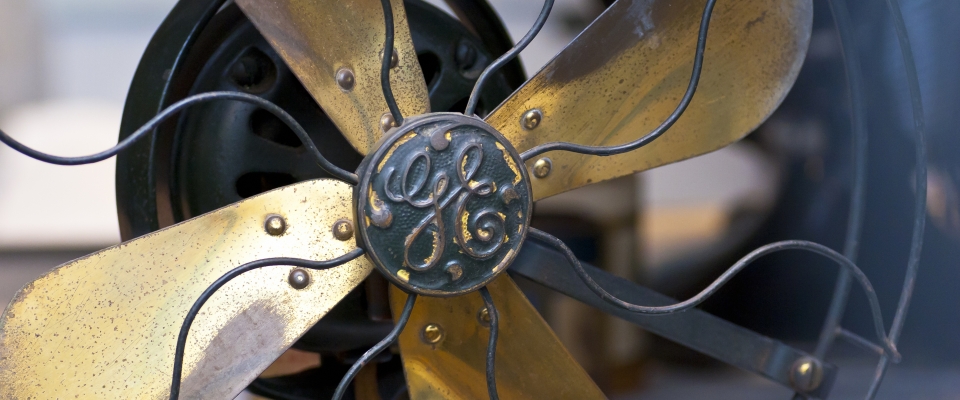 Ein Ventilator von General Electric aus dem Jahr 1905.