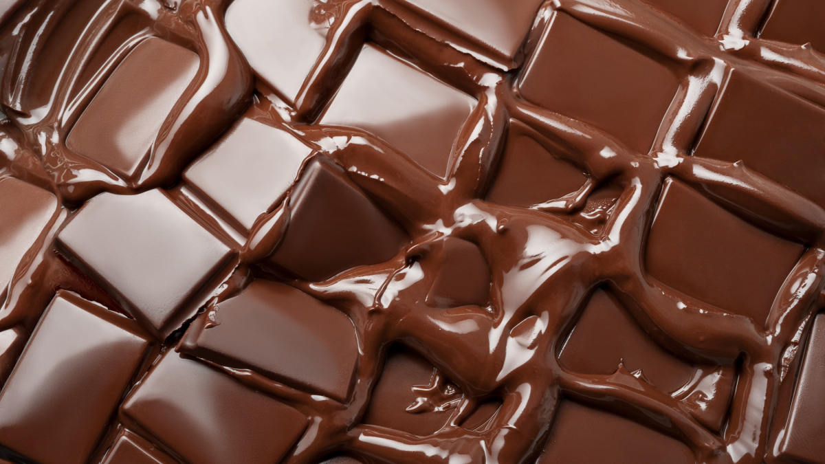 Angeschmolzene Schokoladenstücke. (Symbolbild)