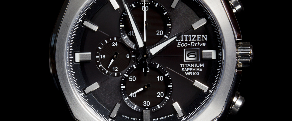Eine Armbanduhr von Citizen.