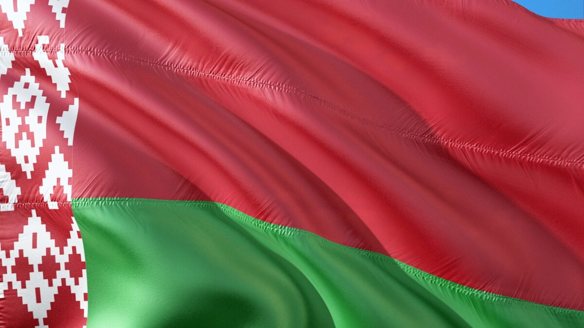 Belarus-Flagge