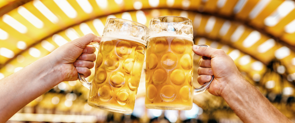 Bier auf dem Oktoberfest in München (Symbolbild).