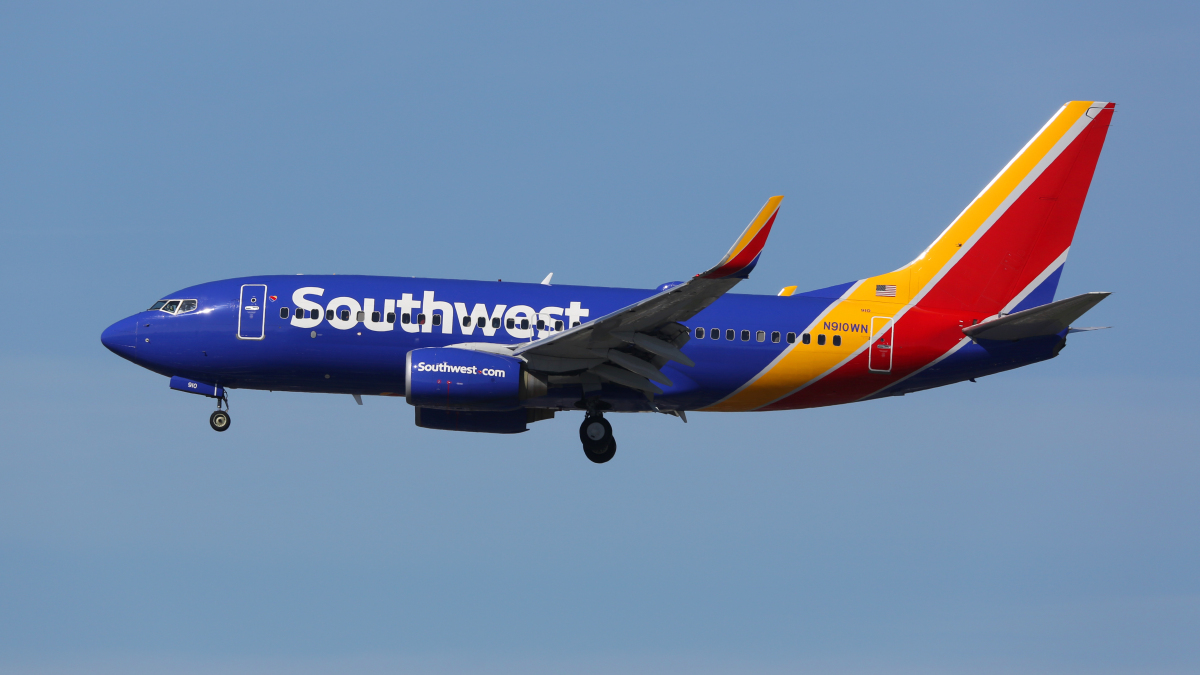 Eine Boeing 737-700 von Southwest Airlines.