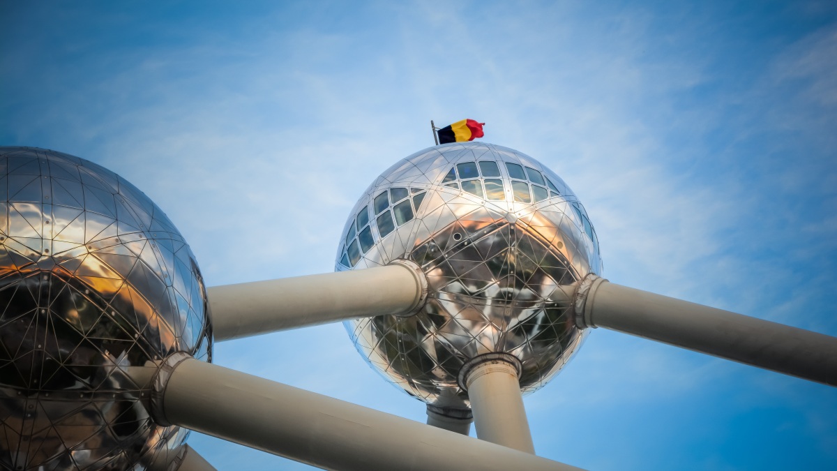 Das Atomium im belgischen Brüssel.