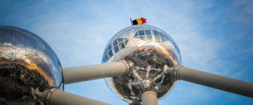 Das Atomium im belgischen Brüssel.