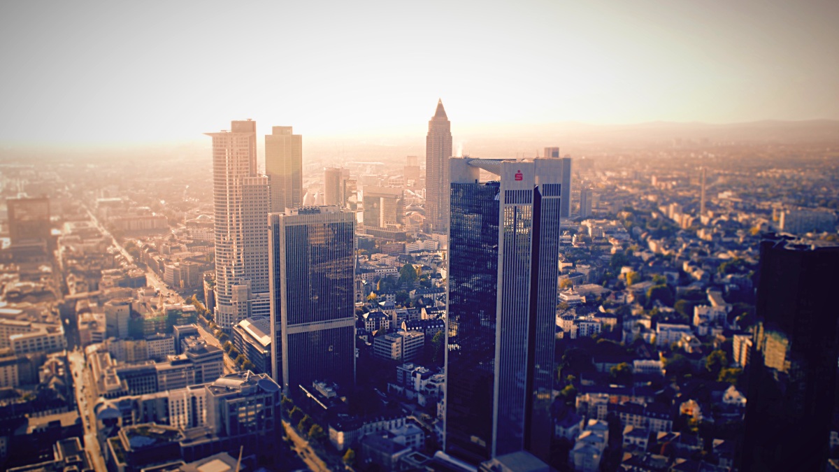 Das Bankenviertel in Frankfurt. Die Mainmetropole ist der wichtigste deutsche Finanzplatz. (Symbolfoto)