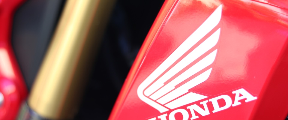 Das Logo der Honda-Motorräder.