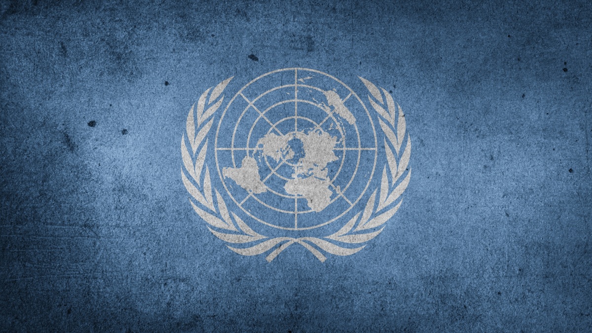 Das Logo der Vereinten Nationen.