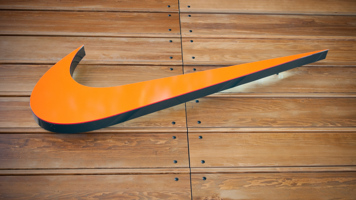 Das Logo von Nike.