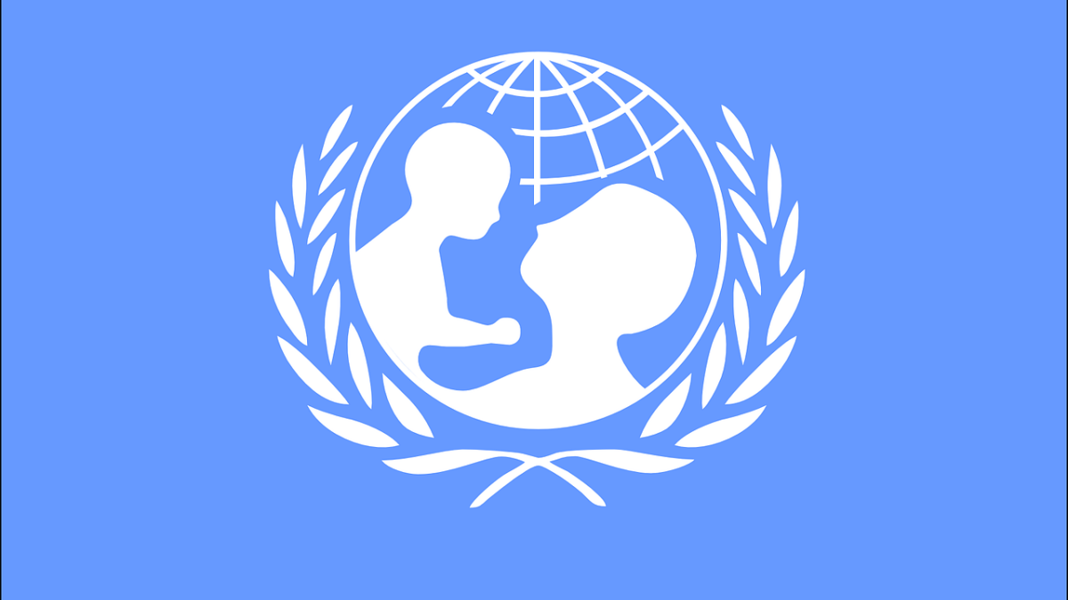 Das Logo von Unicef.