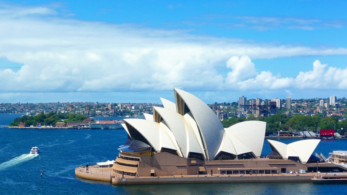 Das Opernhaus in Sydney, Australien.