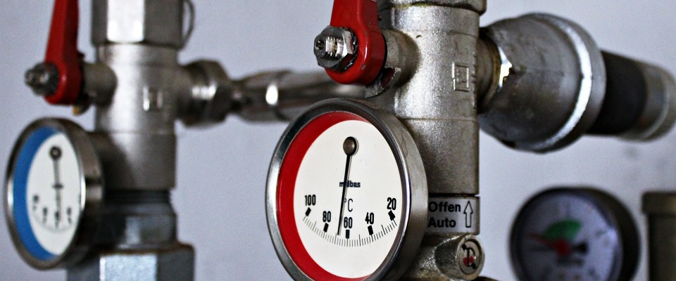 Das Thermostat einer Heizung (Symbolbild).