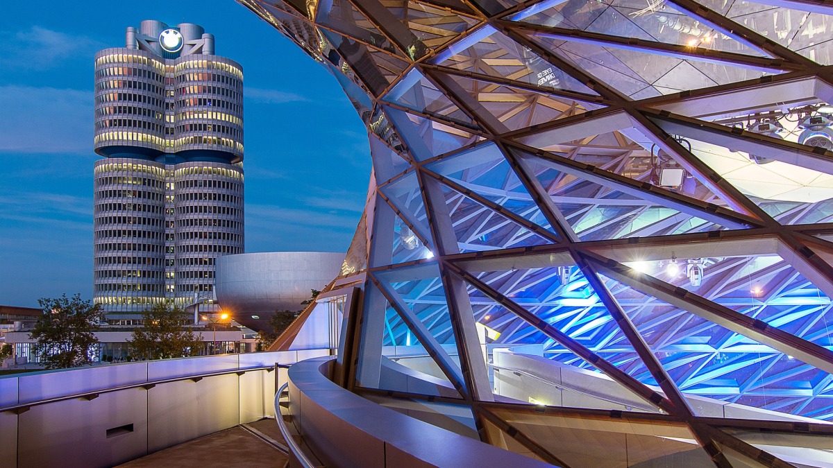 Der BMW-Tower in München.