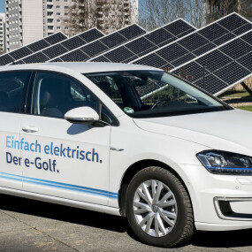 Der E-Golf von Volkswagen.