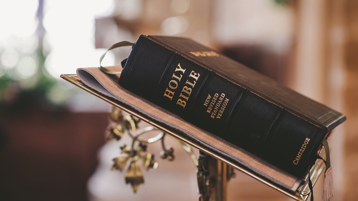 Die Bibel - das Gebetsbuch des Christentums.