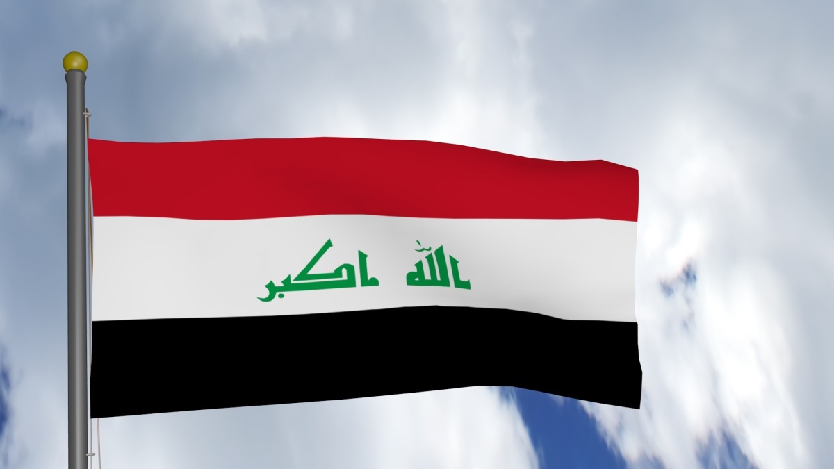 Die Flagge des Irak.